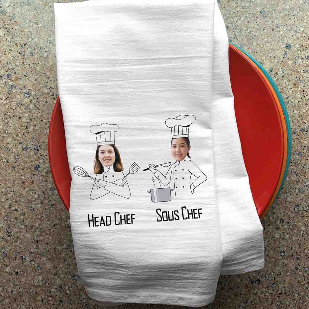 Personalized Kitchen Towel for the Cooking Couple