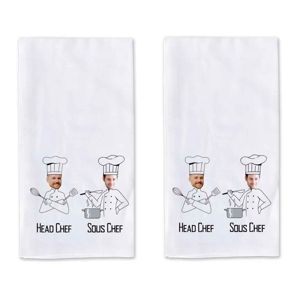 Personalized Kitchen Towel for the Cooking Couple