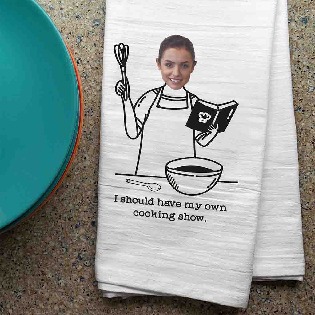 Personalized Kitchen Towel for the Cooking Show Host