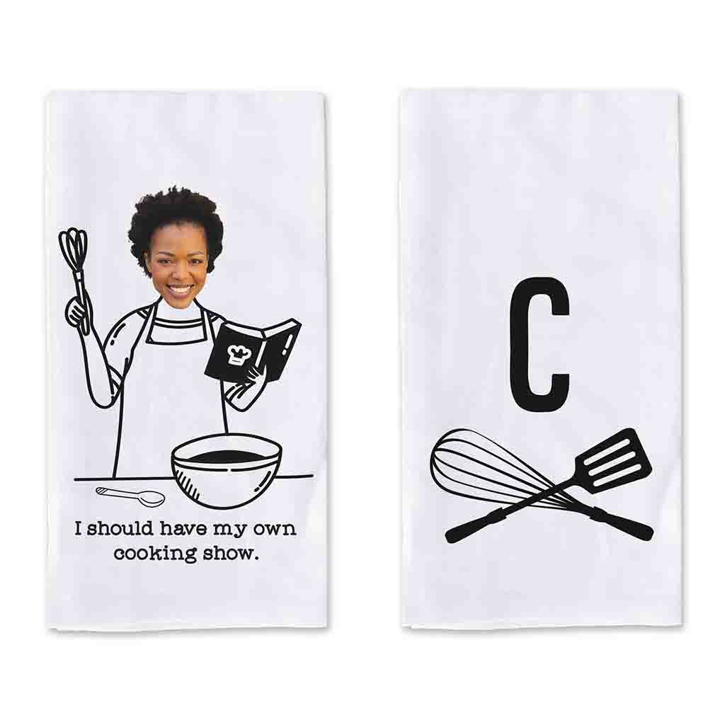 Personalized Kitchen Towel for the Cooking Show Host