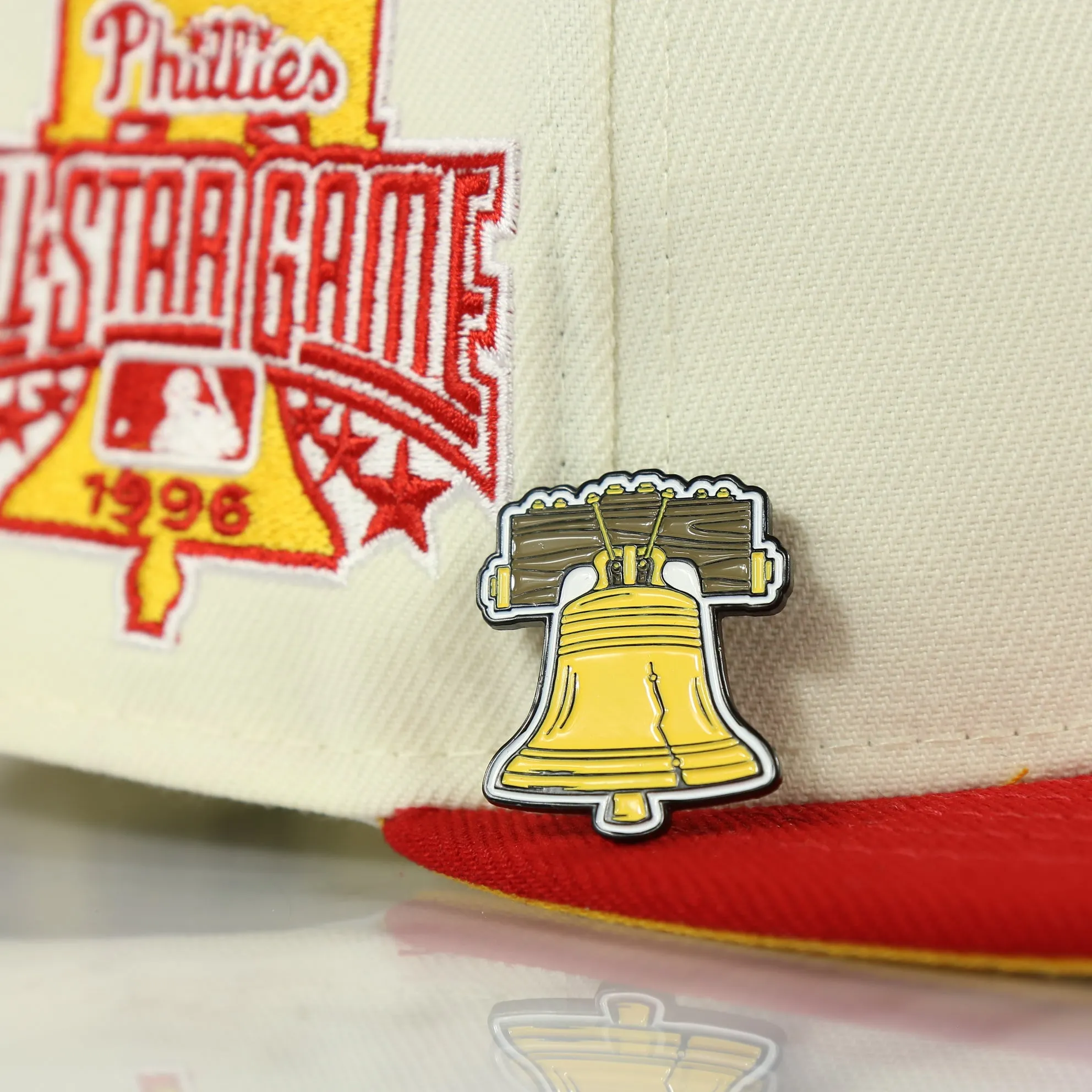 Philadelphia Liberty Bell Fitted Cap Pin | Enamel Pin for Side Patch Fitted Hat