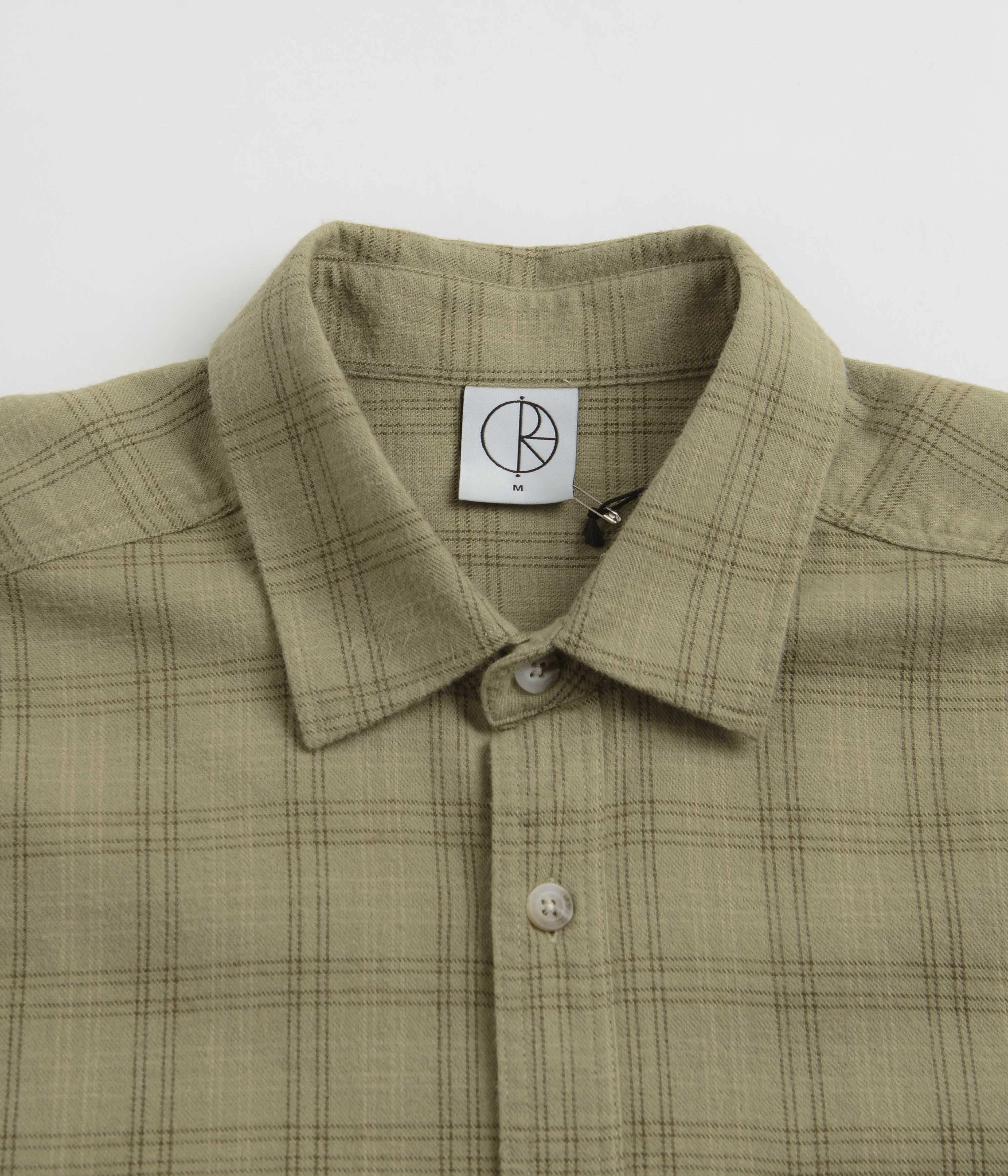 Polar Flannel Mitchell Shirt - Green / Beige