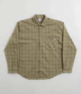 Polar Flannel Mitchell Shirt - Green / Beige