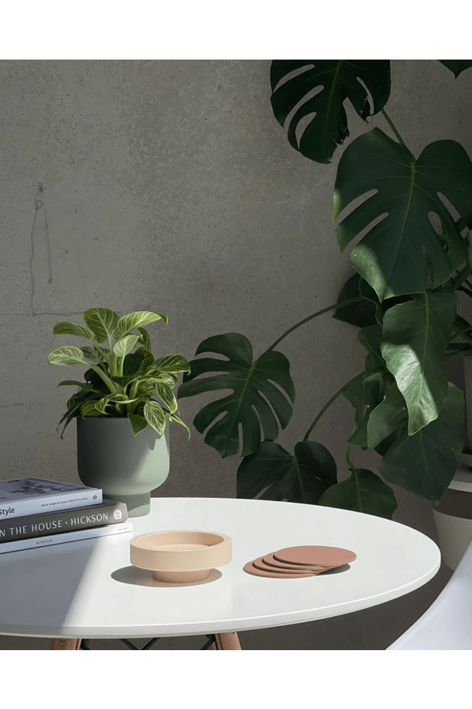 Porter Green - Ciss - Coasters In Sustainable Silicone - Pretoria - Latte/donkey