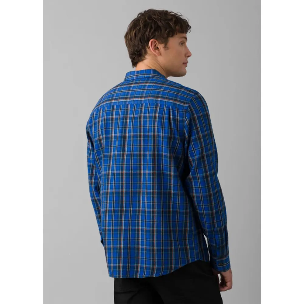 Prana Mens Dolberg Flannel Shirt Slim