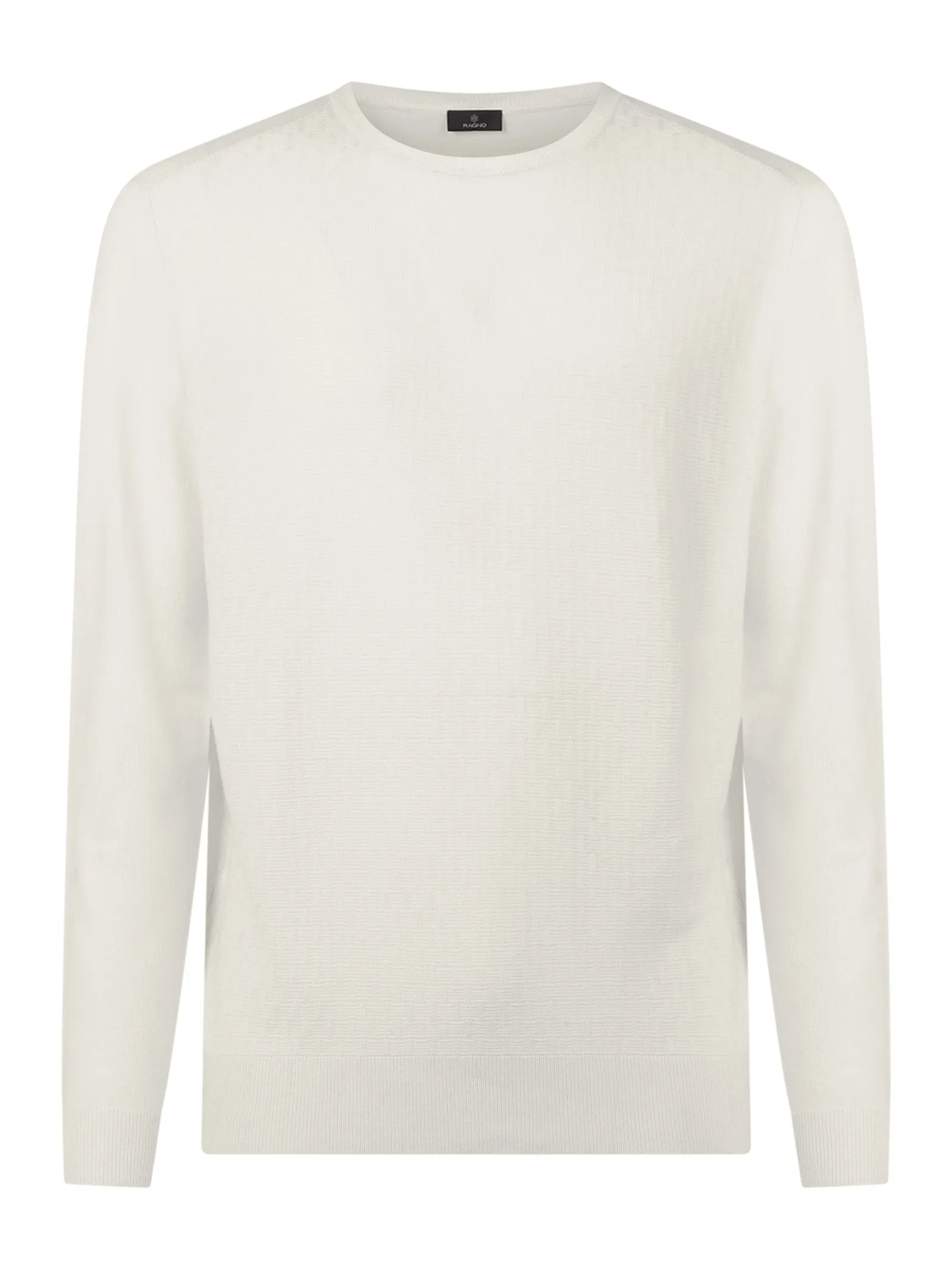 Pull girocollo in filato Winter Basic - Avorio