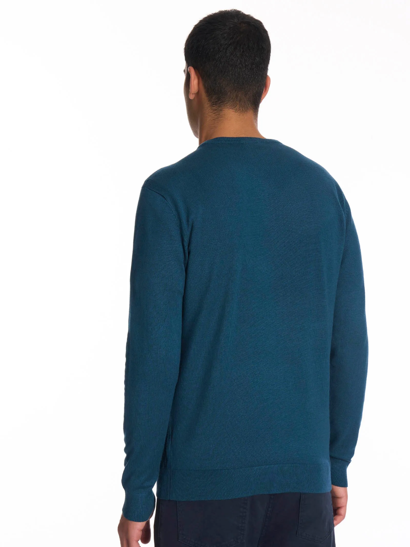 Pull girocollo in filato Winter Basic - Avorio