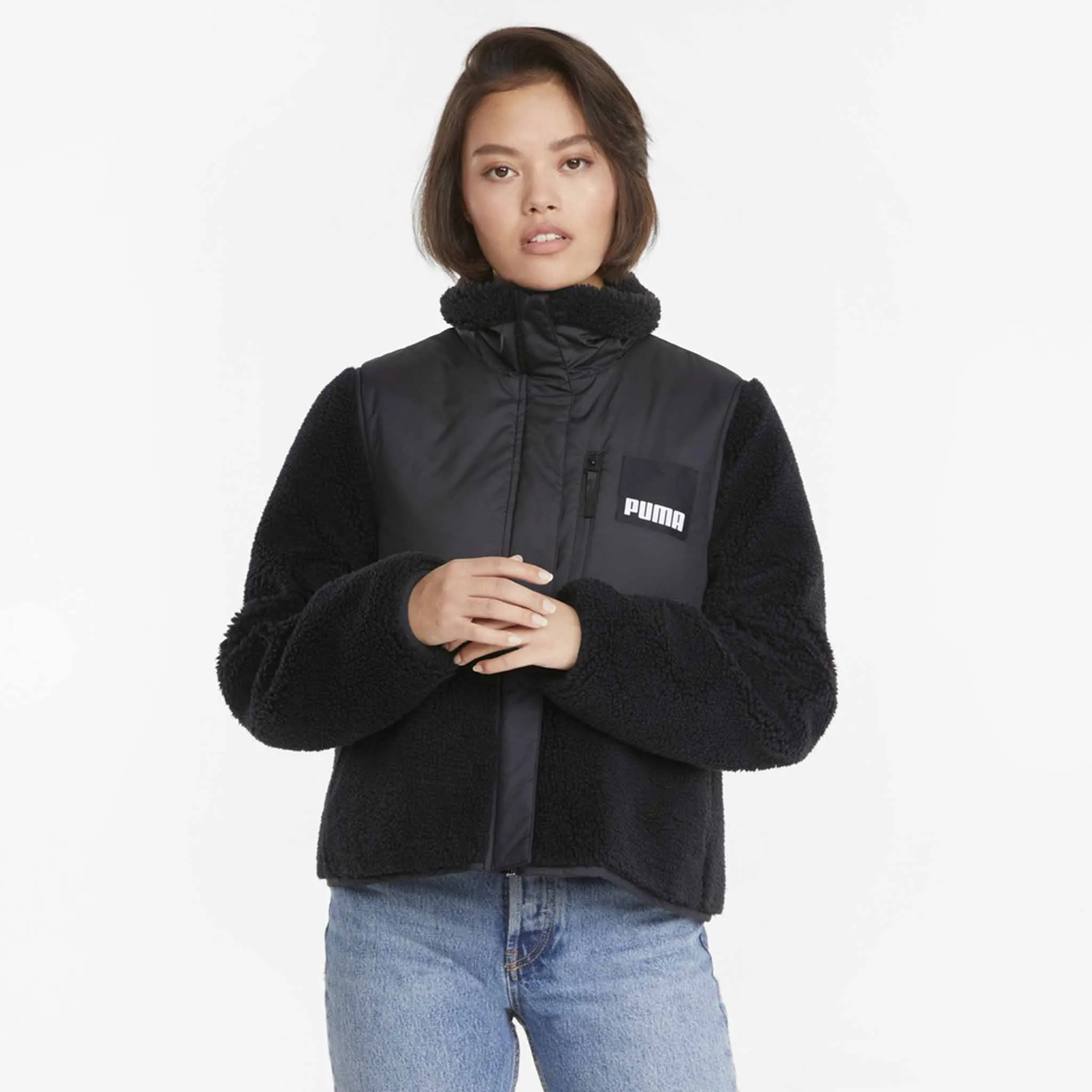 Puma Sherpa Hybrid manteau pour femme