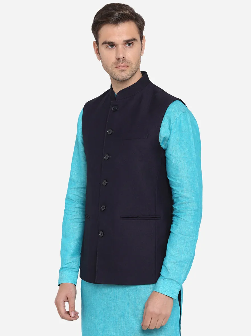 Purplish Black Modi Jacket | JadeBlue