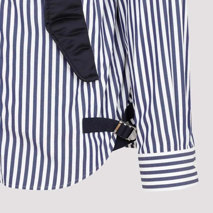 sacai  |Stripes Nylon Street Style Long Sleeves Plain Cotton