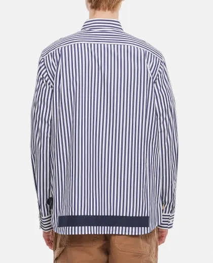 sacai  |Stripes Nylon Street Style Long Sleeves Plain Cotton