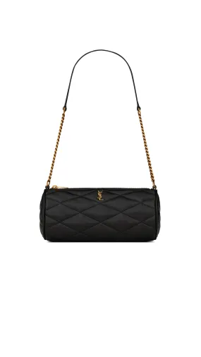 Sade Mini Tube Bag in Quilted Lambskin - Black