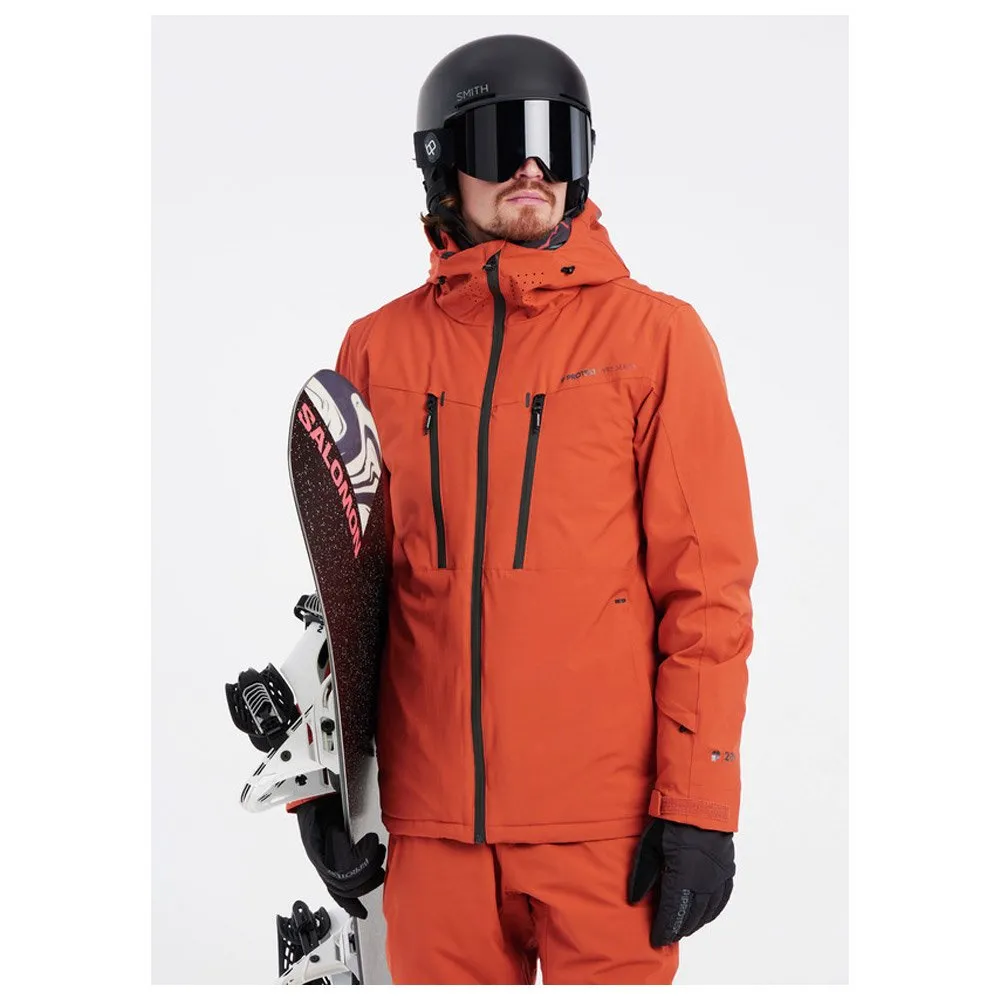 Ski Jacket Protest ---Prttimo 23 Snowjacket Brick Orange