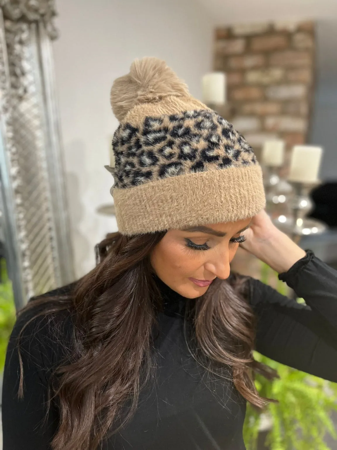 Soft Touch Leopard Hat