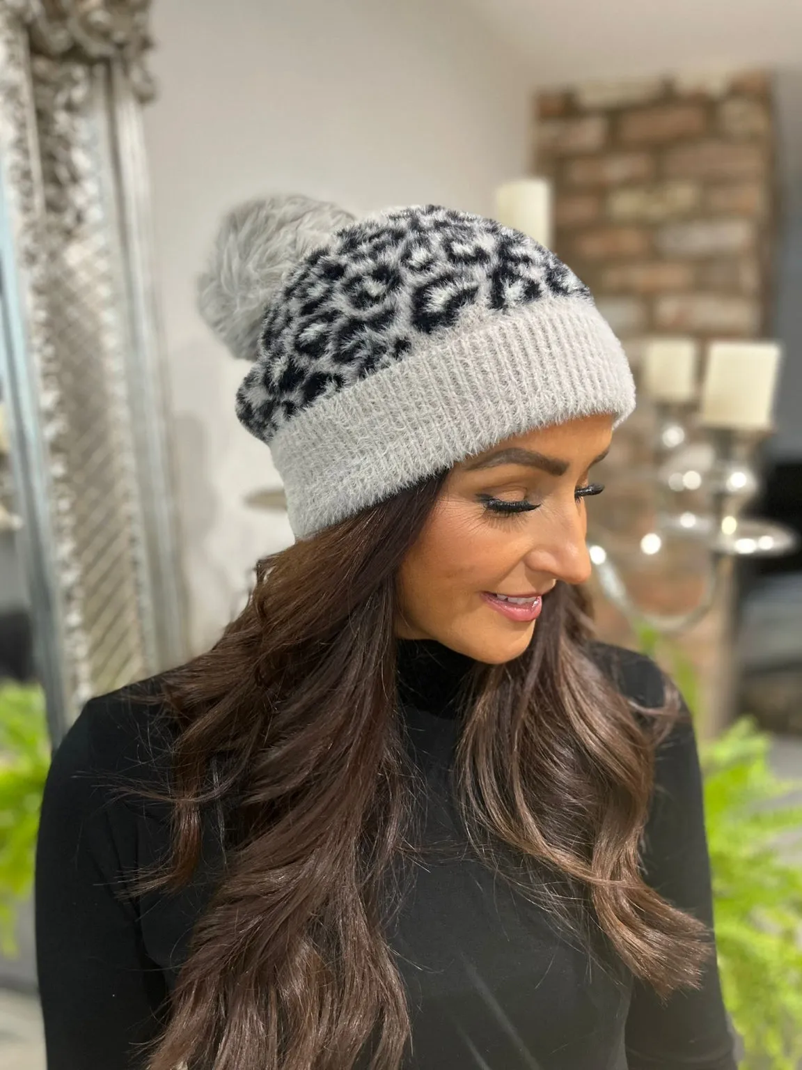 Soft Touch Leopard Hat