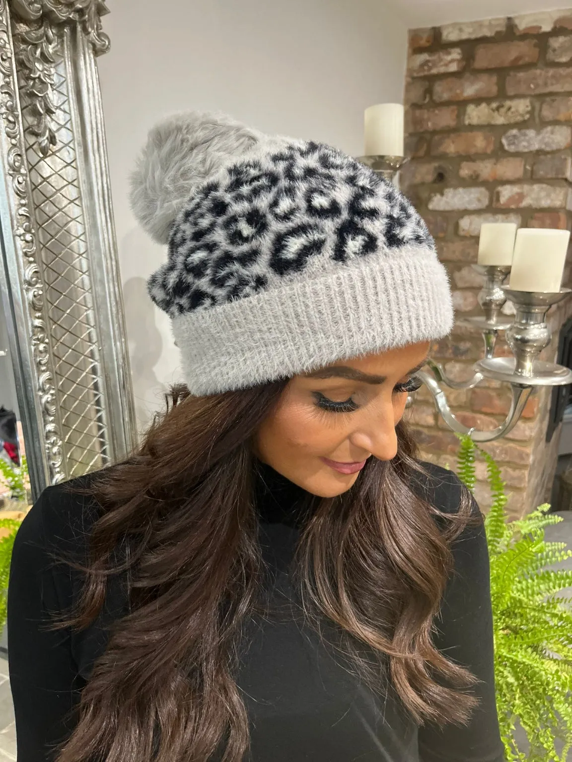 Soft Touch Leopard Hat