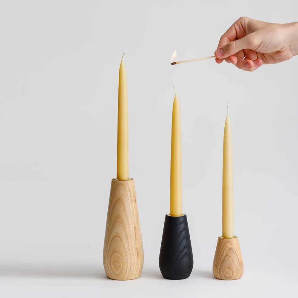 Spun Candle Holders