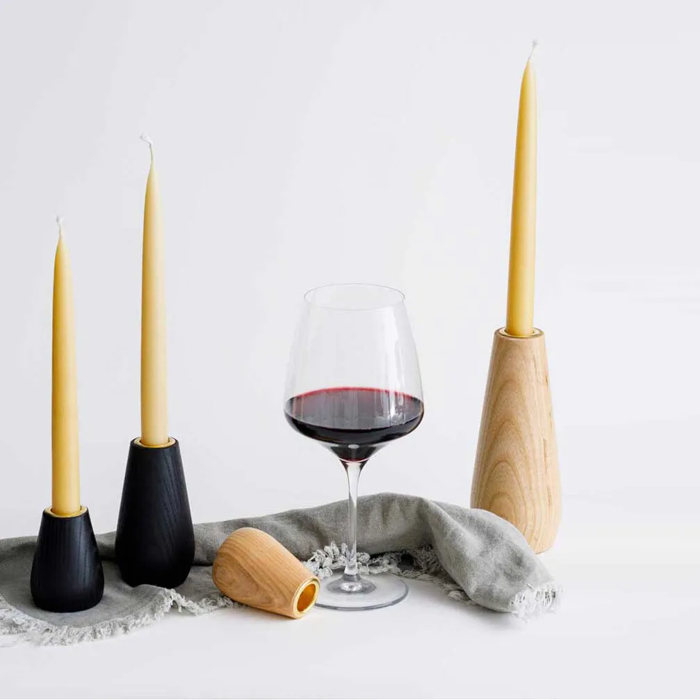 Spun Candle Holders