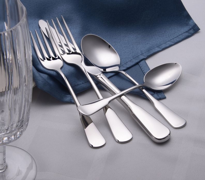 Susanna Stainless Flatware 45 Piece Set Made in USA