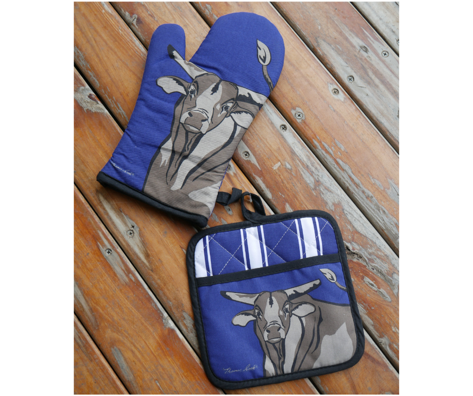 Thomas Cook Oven Mitt & Pot Holder Set - Bull