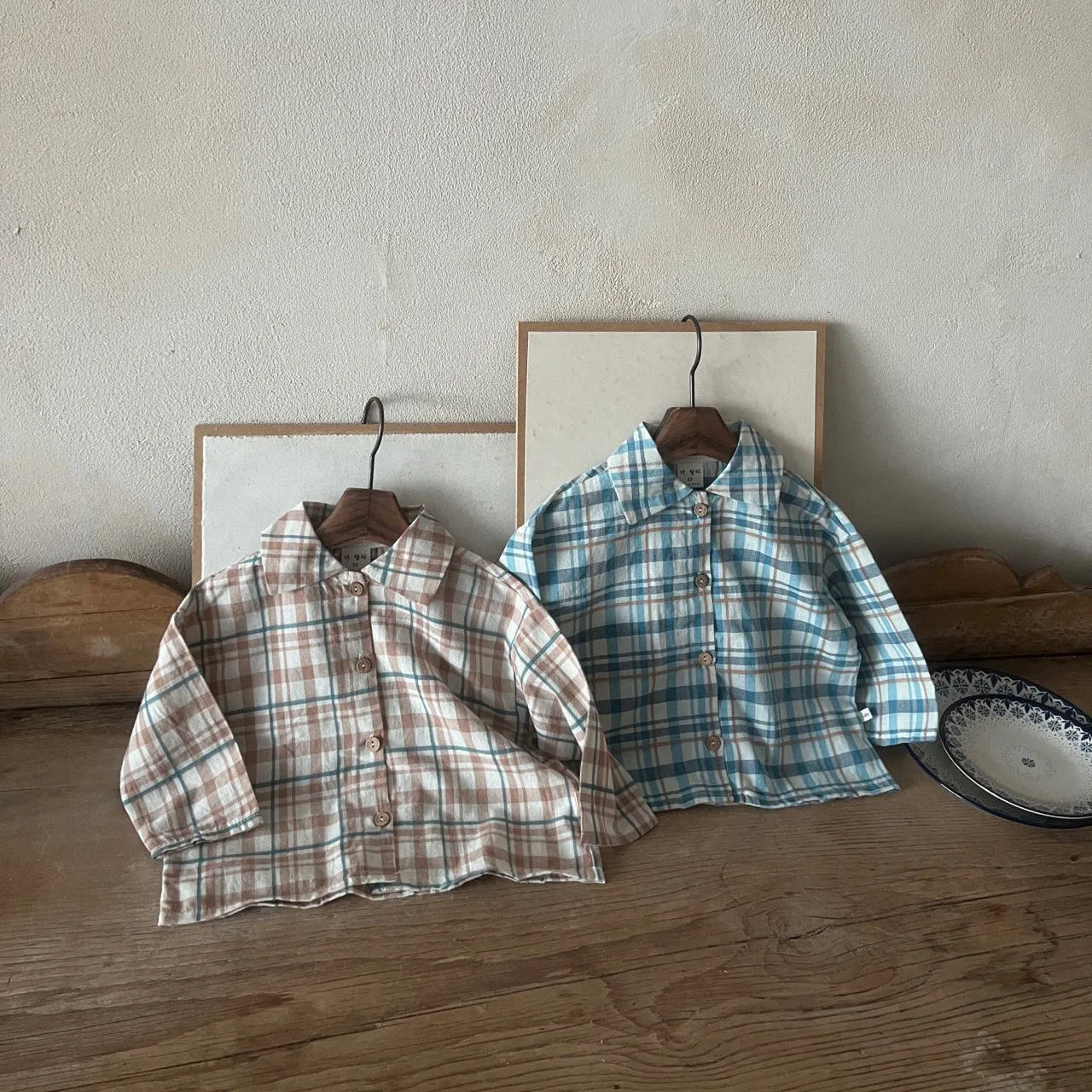 Toddler Lala Spring Flannel Shirt (1-5y) - 2 Colors