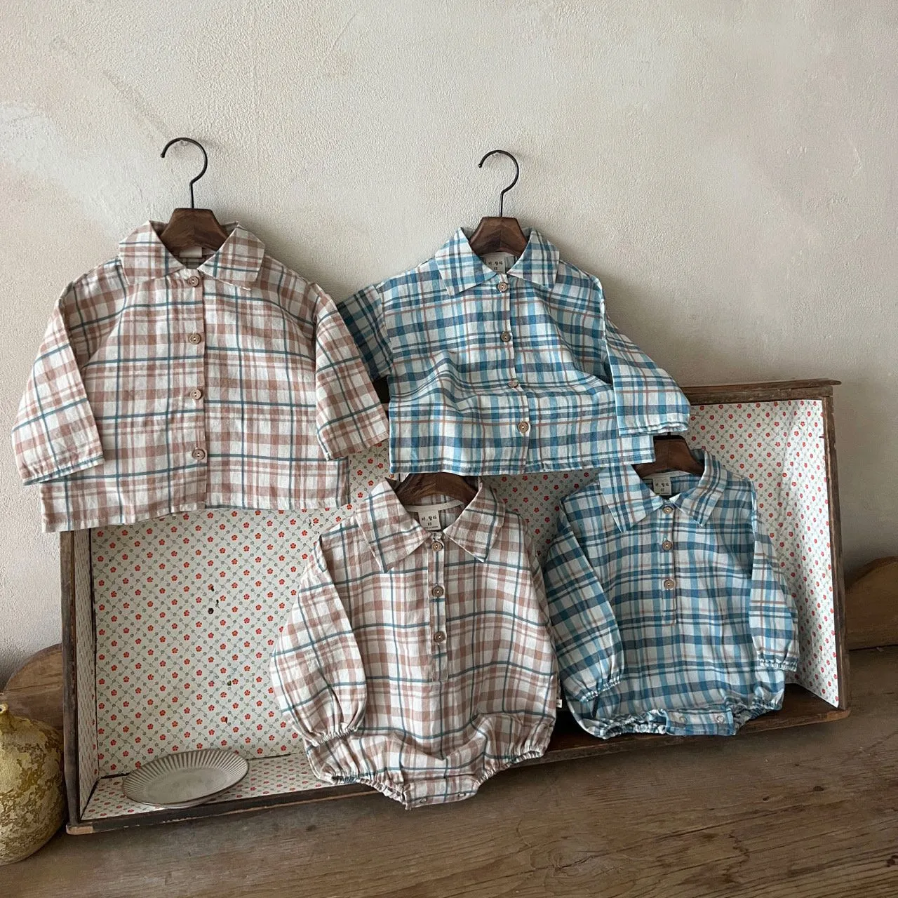 Toddler Lala Spring Flannel Shirt (1-5y) - 2 Colors