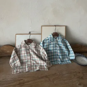 Toddler Lala Spring Flannel Shirt (1-5y) - 2 Colors