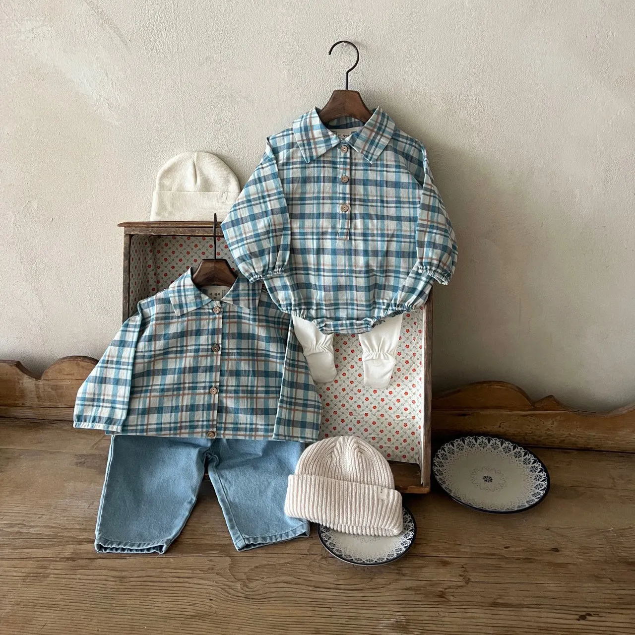 Toddler Lala Spring Flannel Shirt (1-5y) - 2 Colors