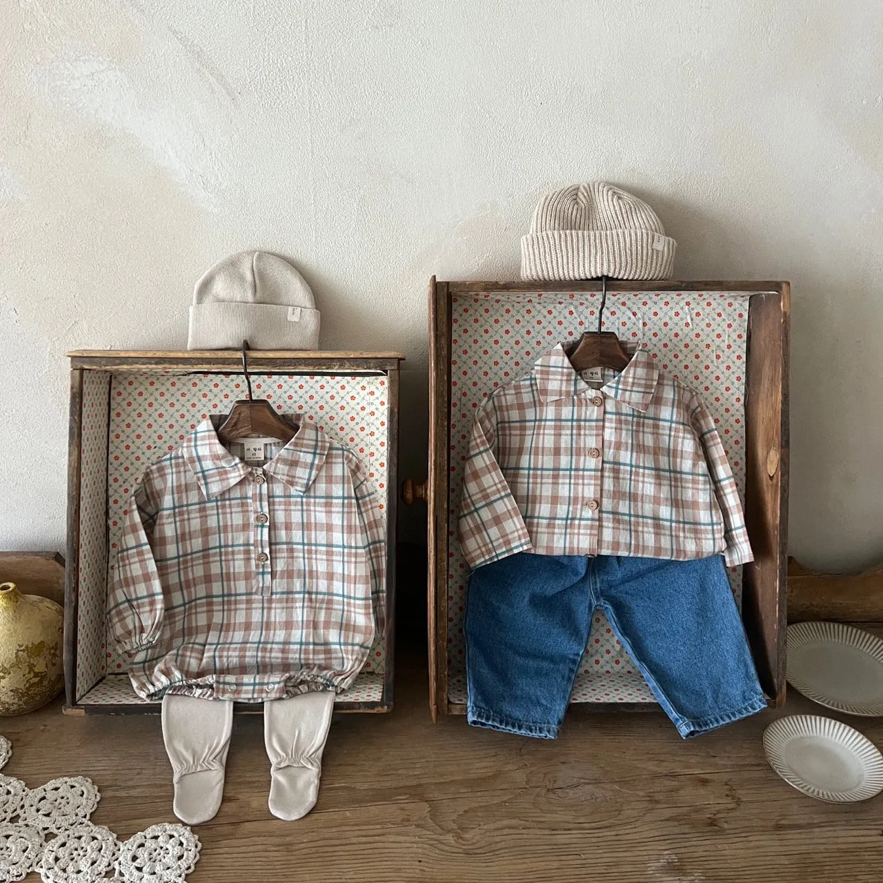 Toddler Lala Spring Flannel Shirt (1-5y) - 2 Colors