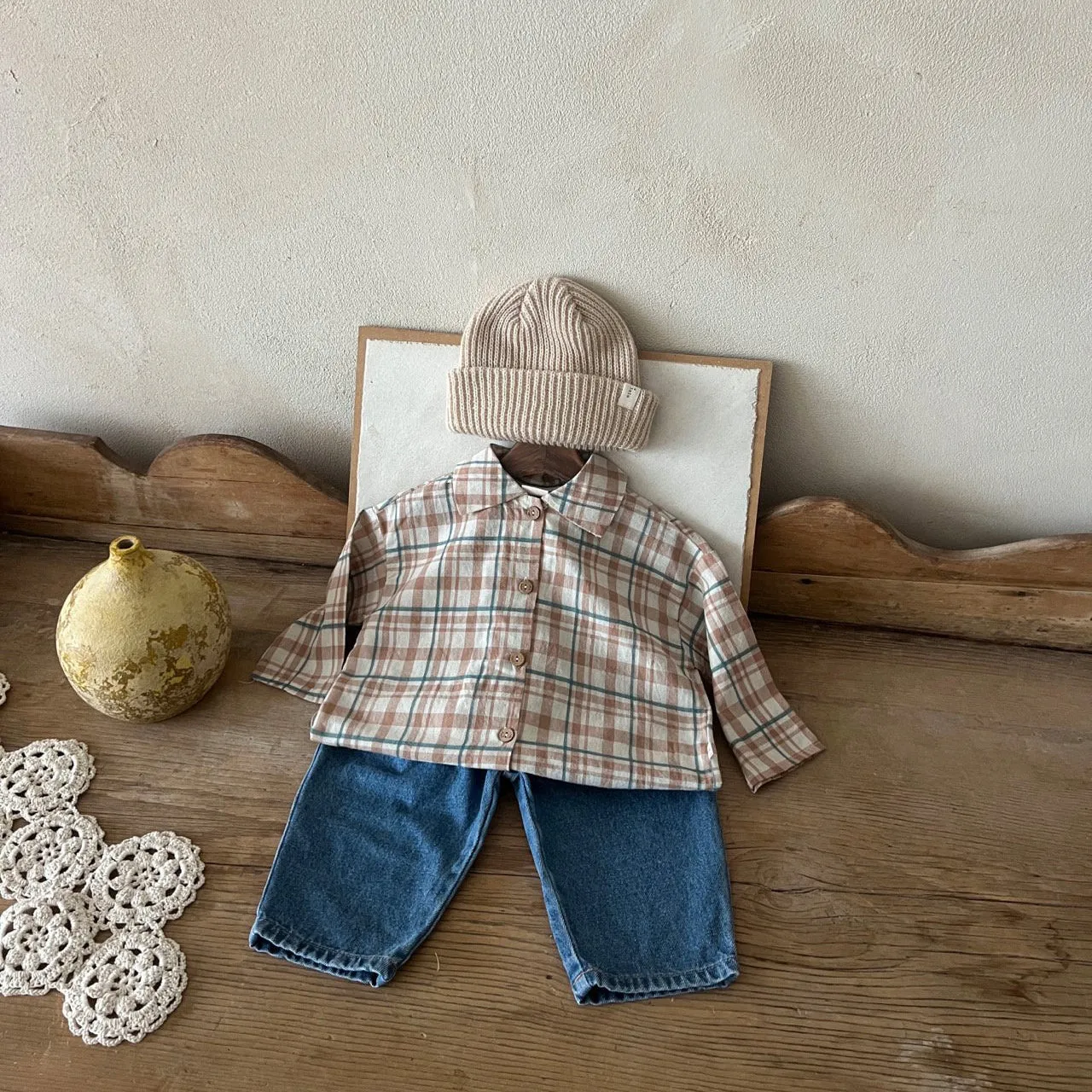 Toddler Lala Spring Flannel Shirt (1-5y) - 2 Colors