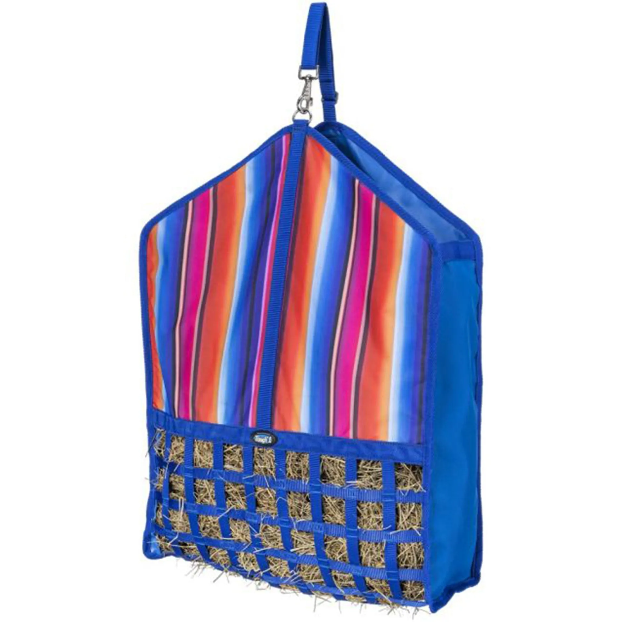 Tough 1 Web Slow Feeder Hay Bag in Blue Serape