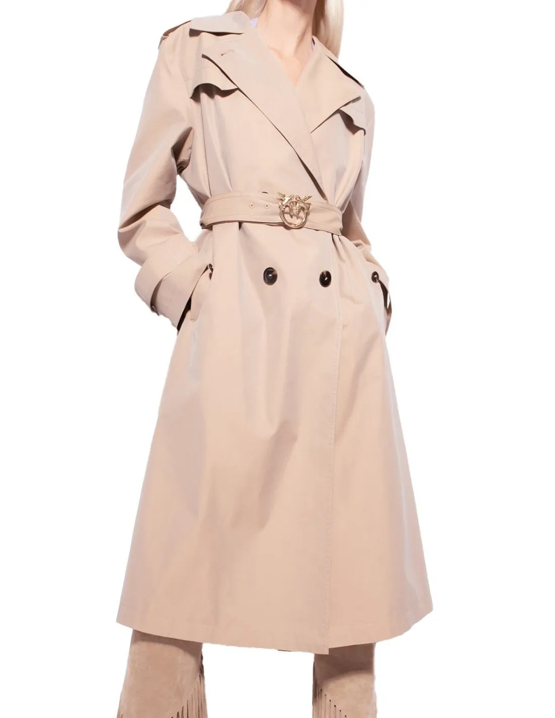 Trench Pinko donna 100234A0IQ Truccato beige PE23