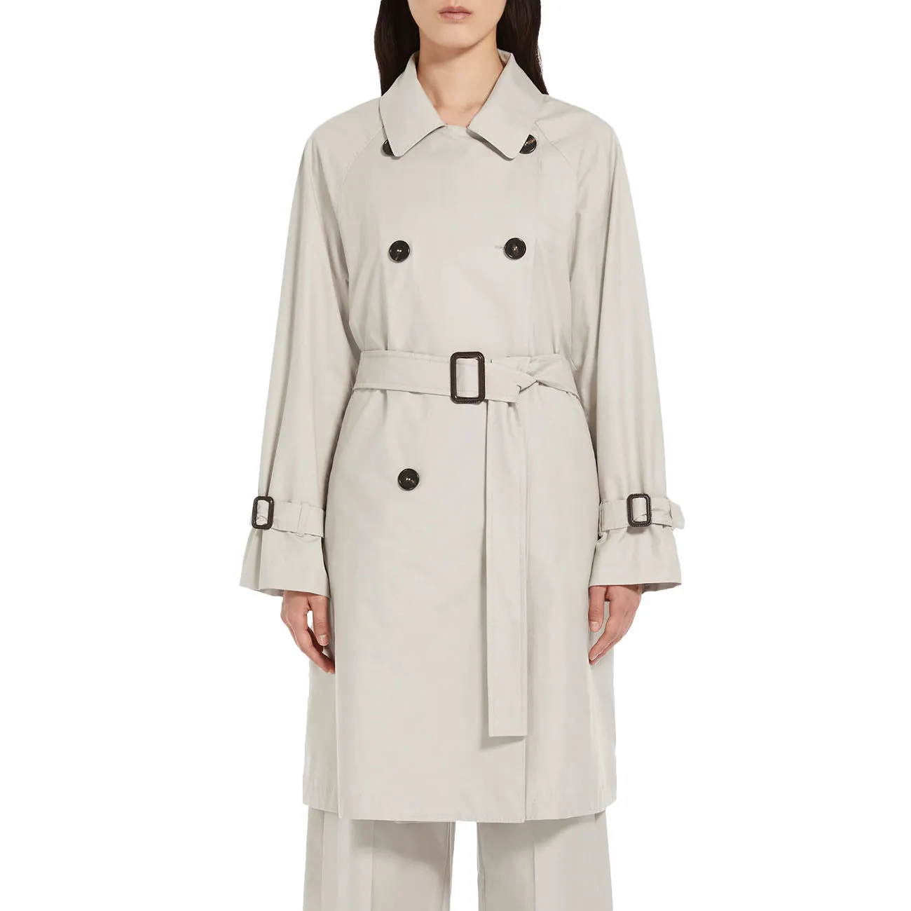 TRENCH TITRENCH IN COTONE Donna Ecru