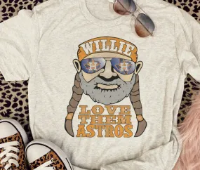 Vintage Willie love them ASTROS Tee