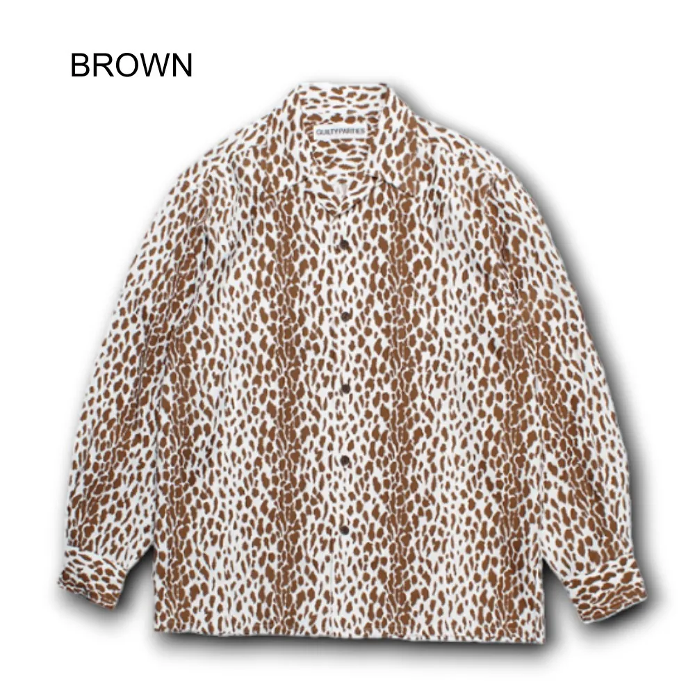 WACKO MARIA  |Leopard Patterns Street Style Long Sleeves Shirts