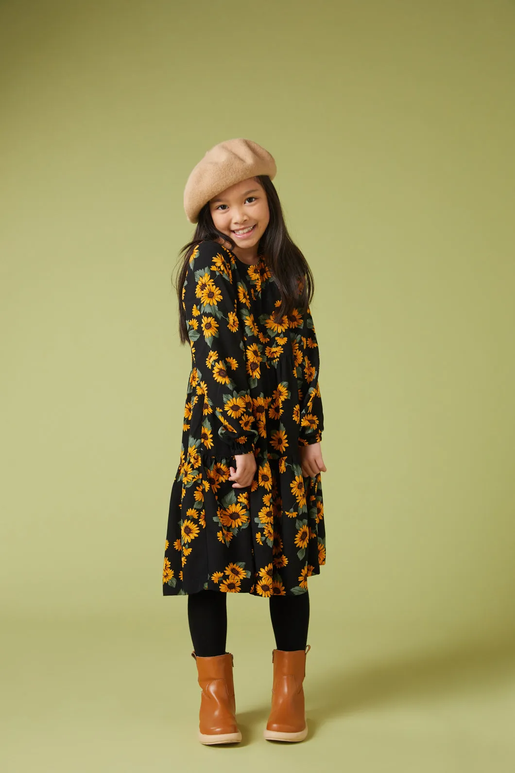 Winter Daisy Kids Dress