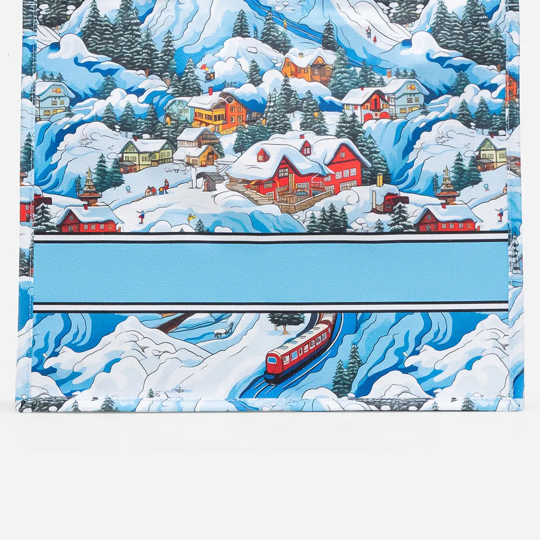 Winter Wonderland Large Canvas Tote