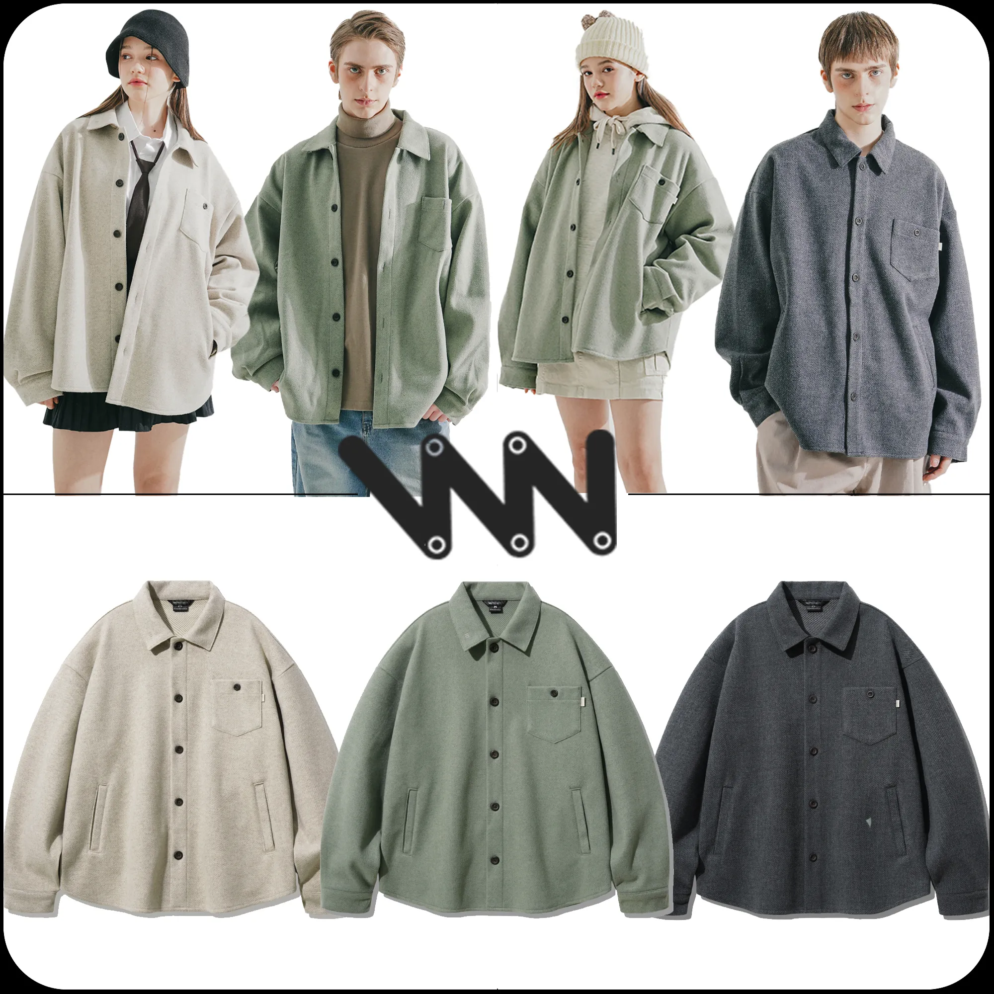 WV PROJECT  |[WV PROJECT]★MOLTEN OUTER SHIRTS