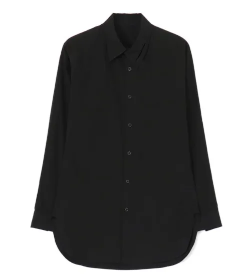 Yohji Yamamoto  |Street Style Long Sleeves Plain Cotton Designers Shirts