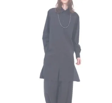 Yohji Yamamoto  |Unisex Street Style Long Sleeves Plain Cotton Designers