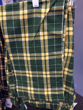 YOUTH GREEN/GOLD FLANNEL PANT